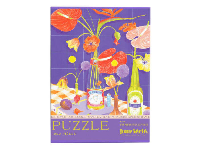 Achat Puzzle Des fleurs sur la table - 500 pcs - Jour Férié