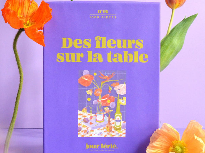Achat Puzzle Des fleurs sur la table - 500 pcs - Jour Férié