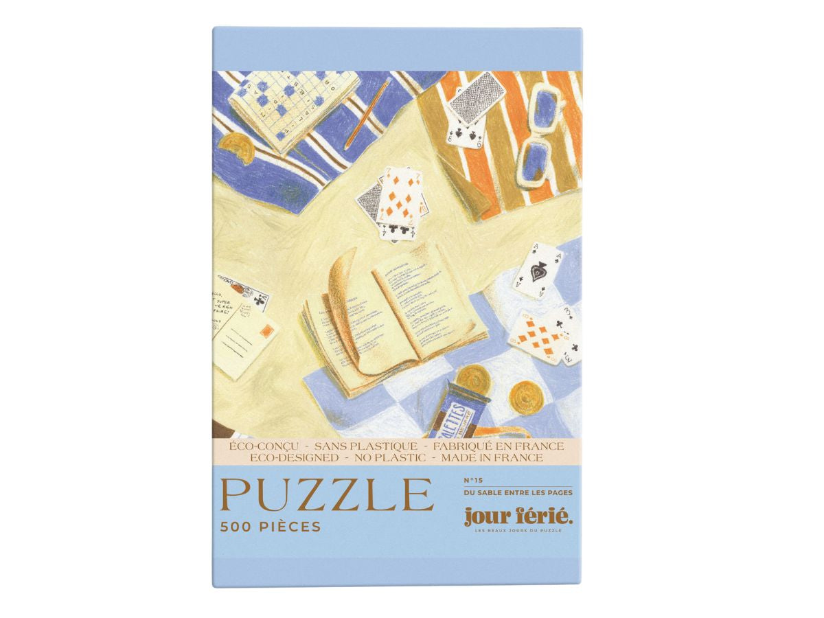 Achat Du sable entre les pages puzzle 500 pcs - Jour Férié