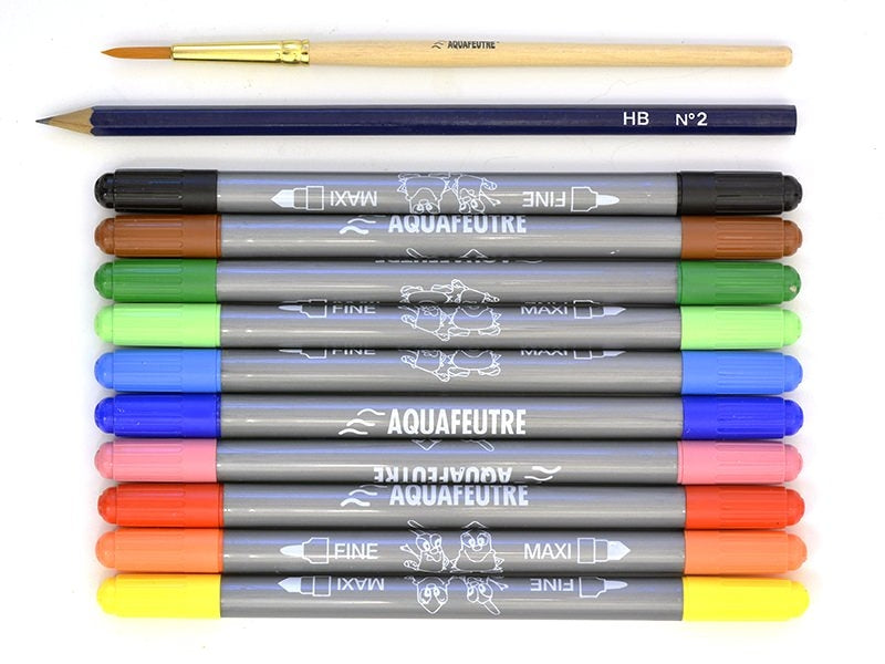 Achat Coffret 10 feutres aquarellables