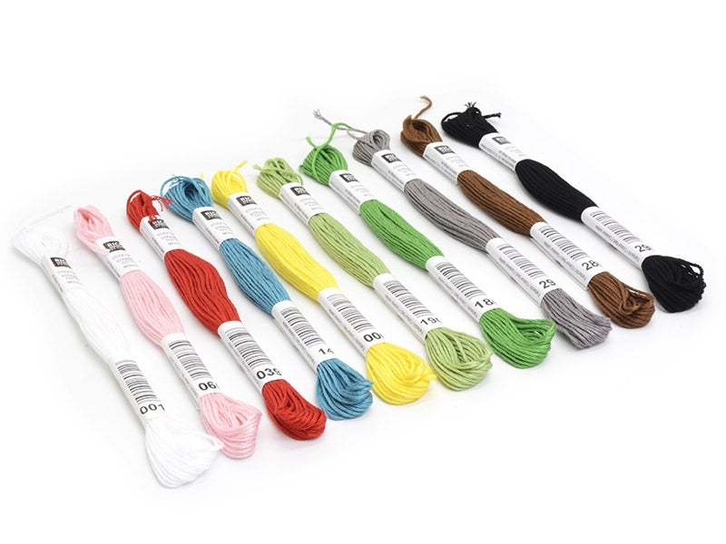 Achat Set de 10 couleurs de fil à broder