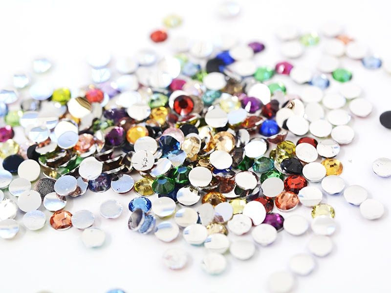 achat 100 strass diamants multicolores