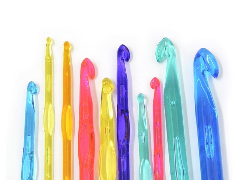 Achat 10 Crochets 5.00 à 15.00mm - Plastique