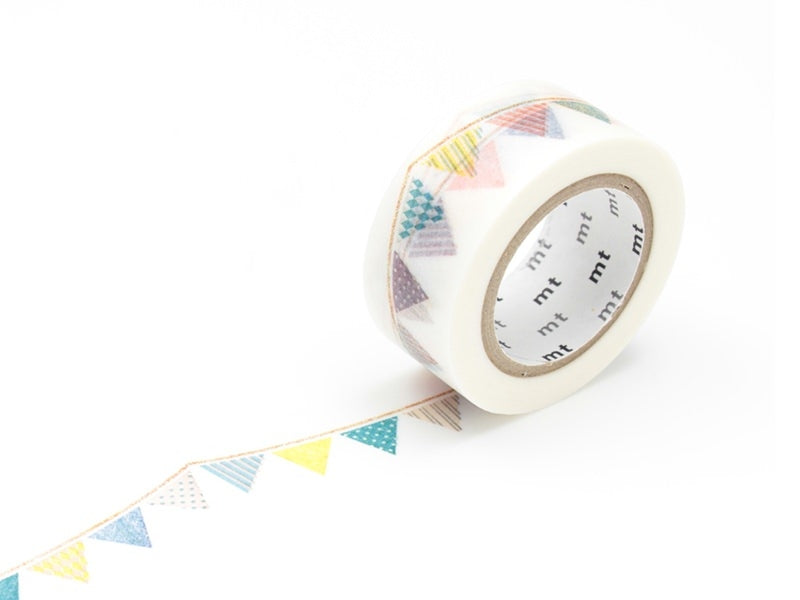 Achat Masking tape motif 20mm - Fanions multicolores