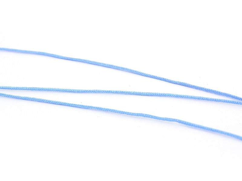 achat 1 m de fil de jade / fil nylon tressé 1 mm - bleu ciel