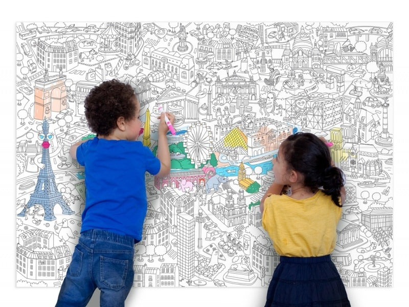 La Ferme – Poster Géant à Colorier pour Enfants | Activité Créative XXL – L'Art du Papier Paris La Ferme – Poster Géant à Colorier pour Enfants | Activité Créative XXL – L'Art du Papier Paris