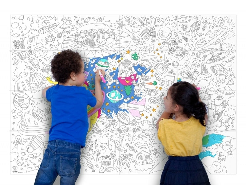 achat Poster géant en papier à colorier - COSMOS - OMY