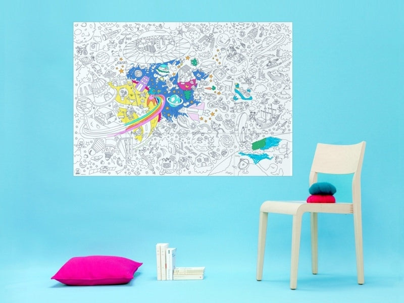 achat Poster géant en papier à colorier - COSMOS - OMY