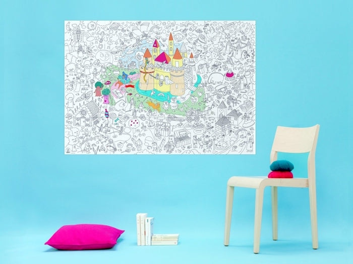 Achat Poster géant en papier à colorier - MAGIC - OMY