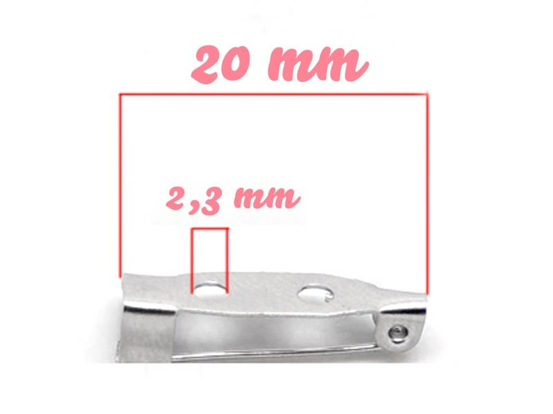 Achat Support de broche argenté 25 mm