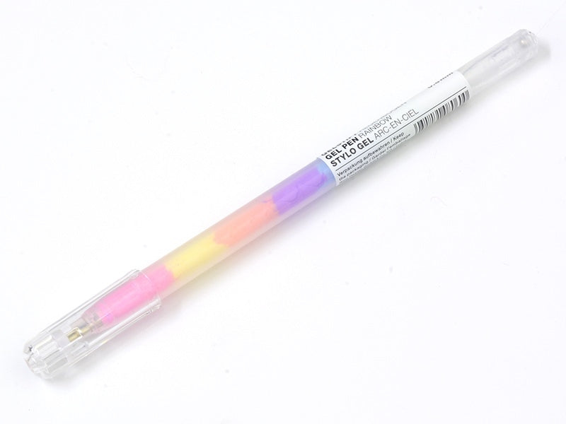Achat Stylo gel arc-en-ciel - pointe 0,8 mm