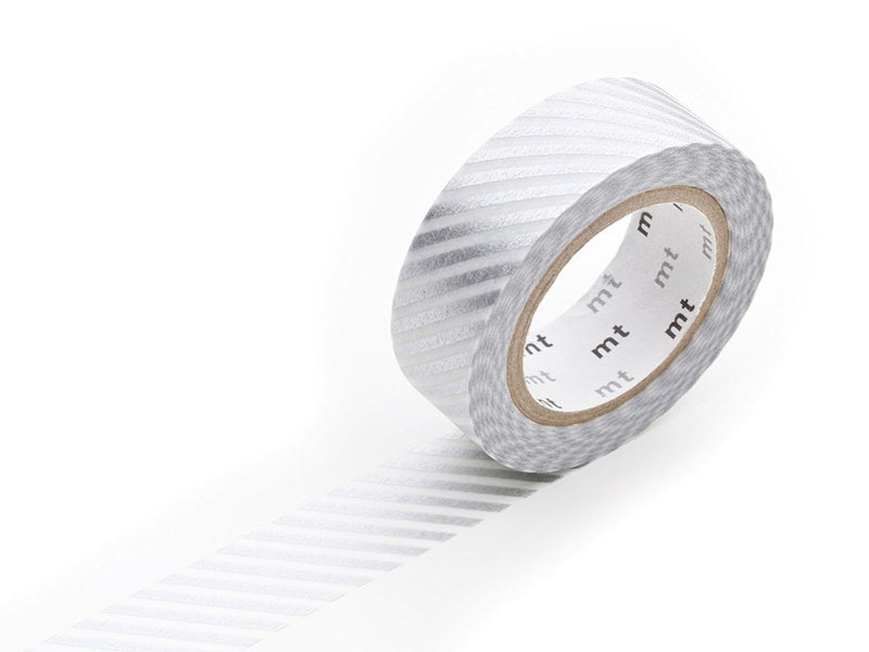 Achat Masking tape motif - Rayé argent