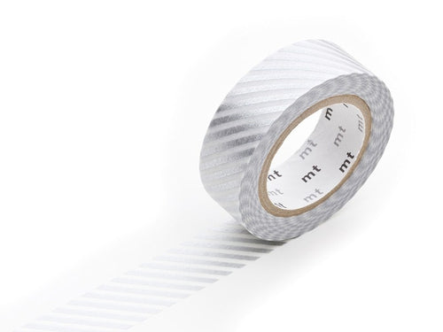 Achat Masking tape motif - Rayé argent
