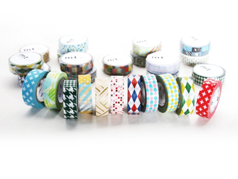 achat Masking tape motif - Rayé argent