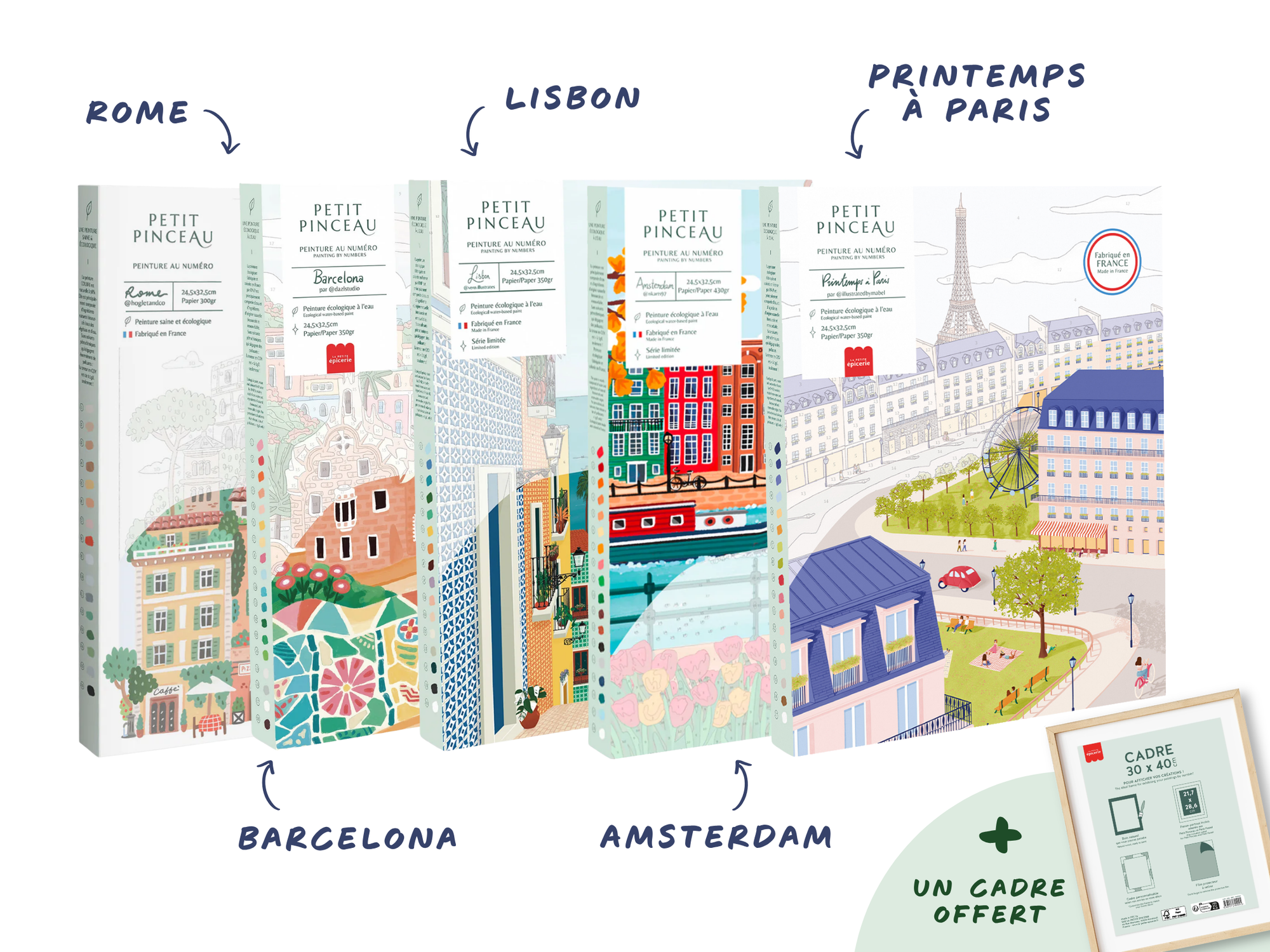 Achat Pack Petit Pinceau : Capitales européennes