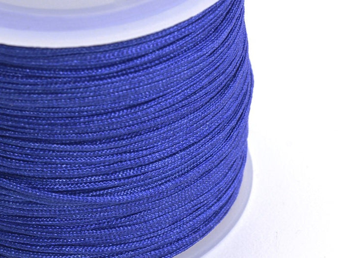 Achat 1 m de fil de jade / fil nylon tressé 1 mm - bleu roi