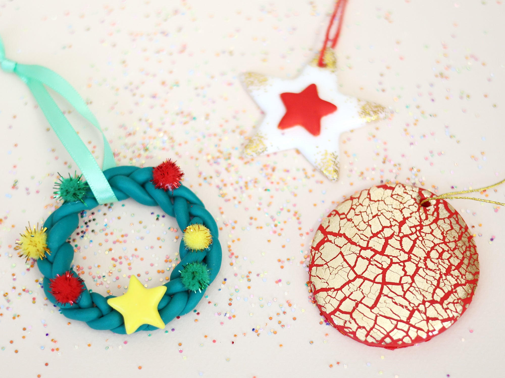 Achat Atelier duo adulte/enfant > Mes suspensions de Noël en pâte Fimo
