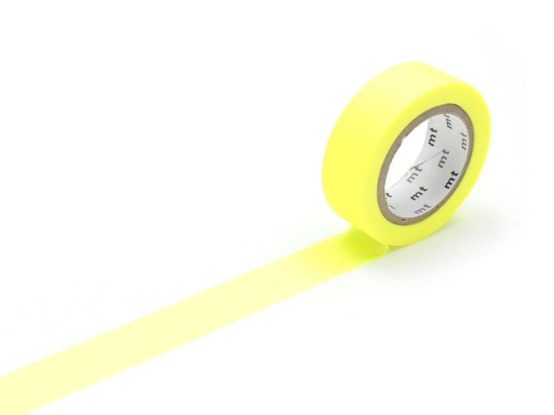 Achat Masking tape uni - jaune fluo