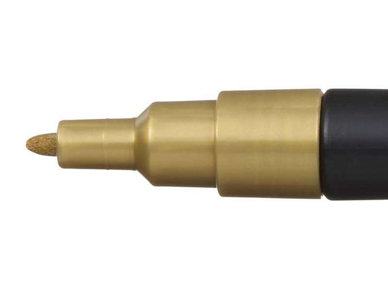 Achat Marqueur posca - pointe fine 1,5 mm - Doré - PC3M