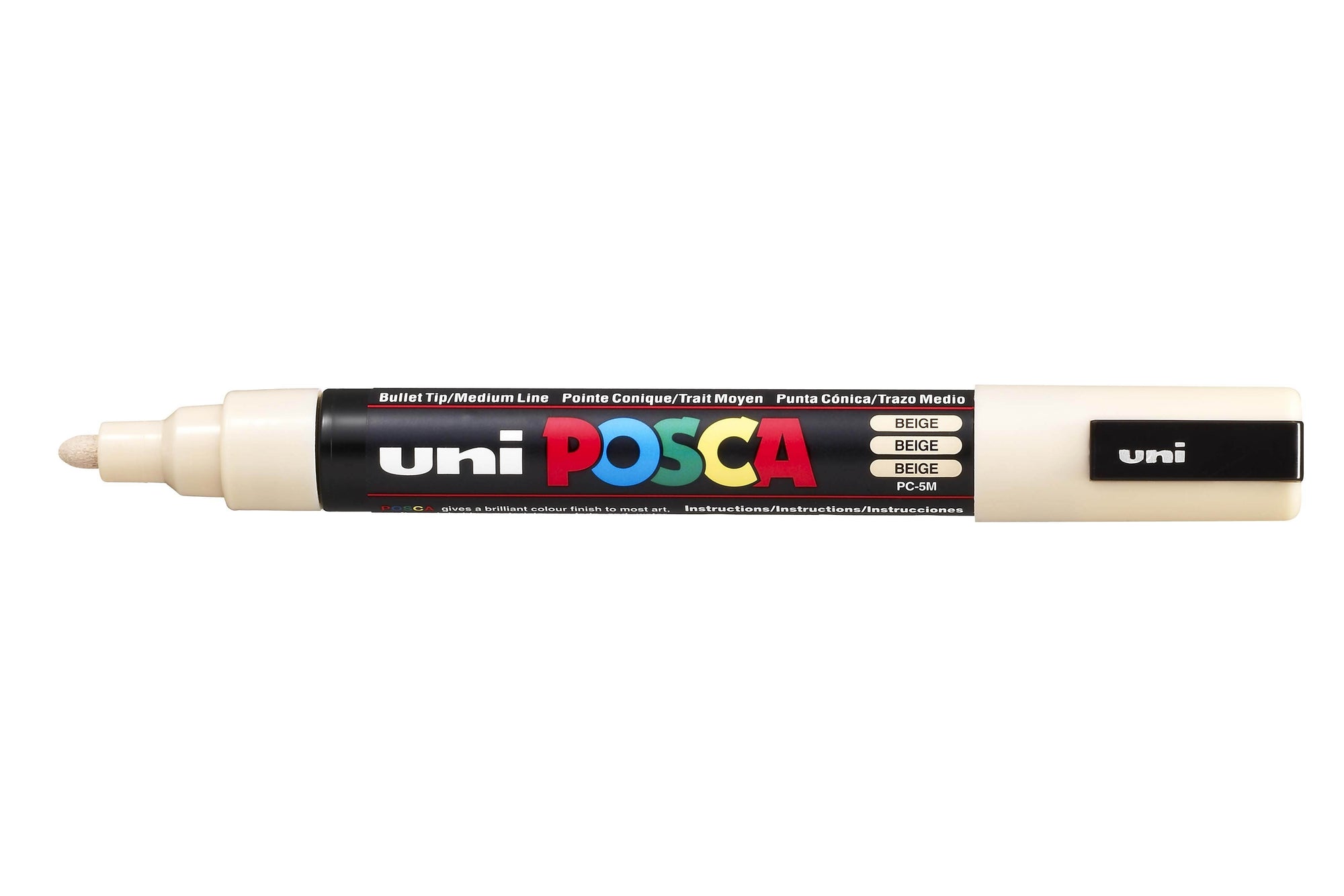 Achat Marqueur posca - pointe moyenne 2,5 mm - Beige - PC5M
