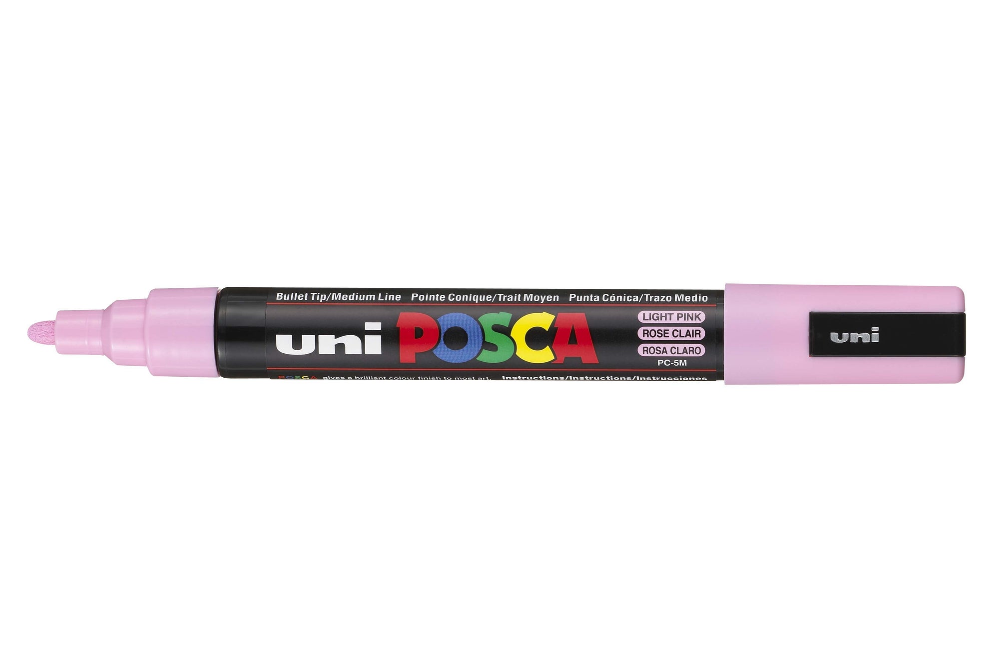 Achat Marqueur posca - pointe moyenne 2,5 mm - Rose clair - PC5M