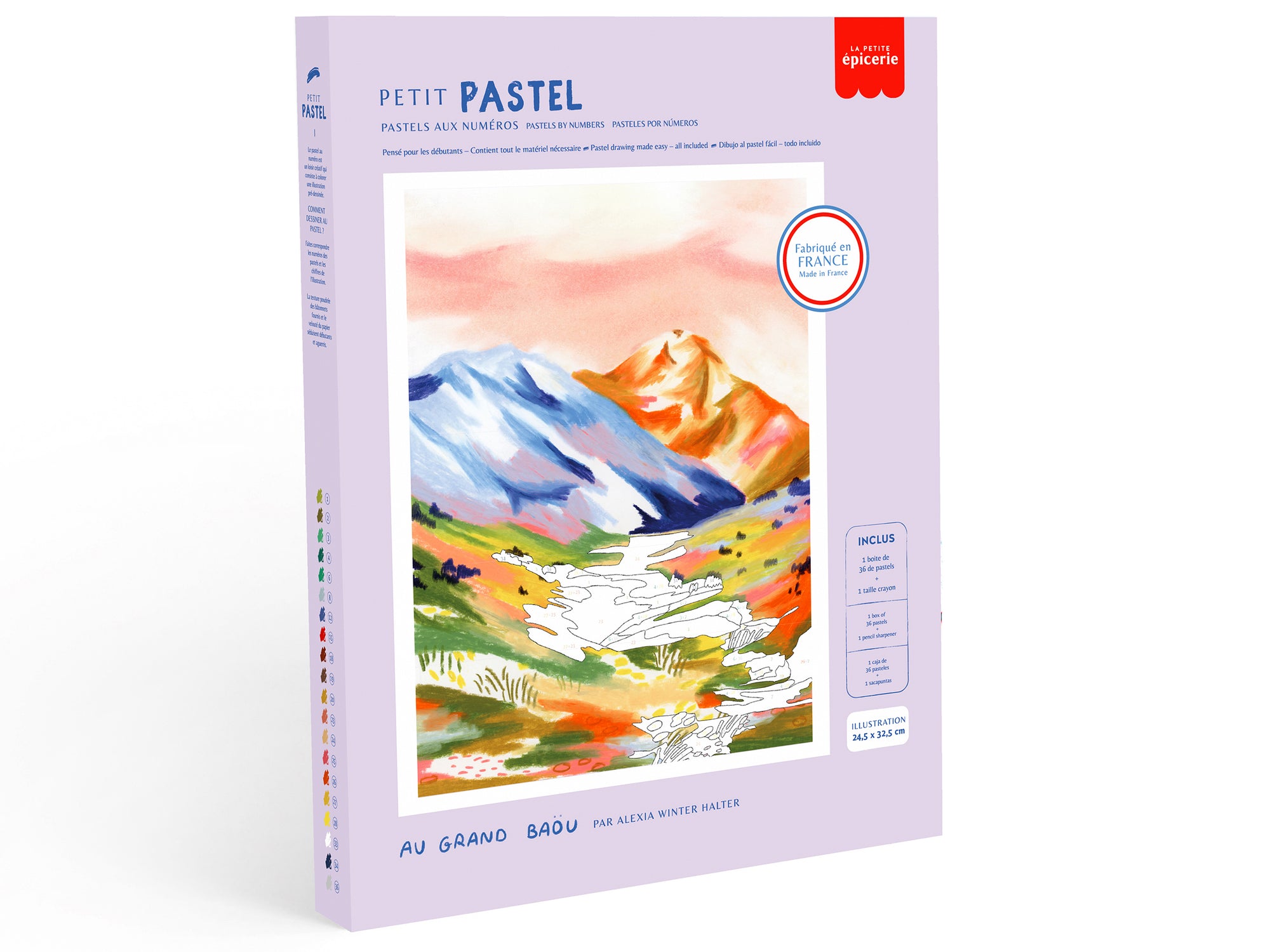 Achat Coffret pastel au numéro - Petit Pastel - Au grand Baou