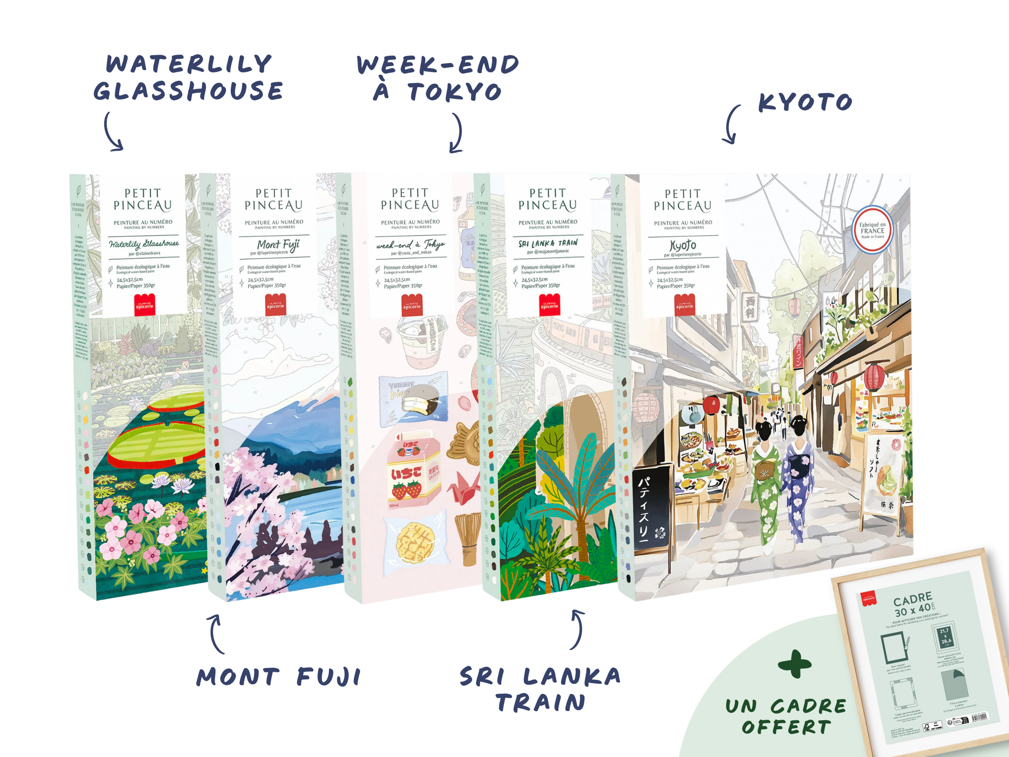 Achat Pack Petit Pinceau : Voyage en Asie