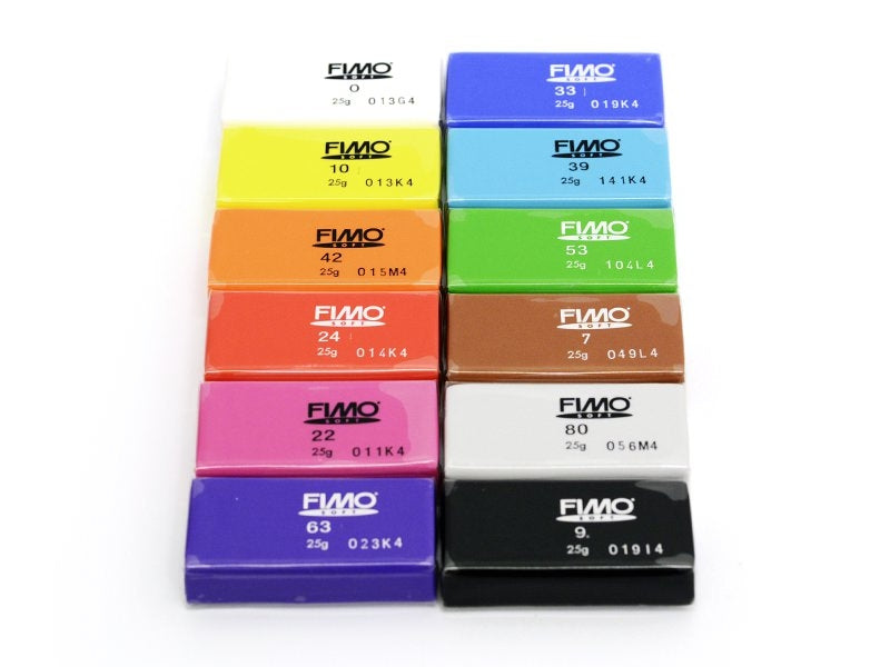 Achat Coffret 12 demi-pains de pâte FIMO SOFT