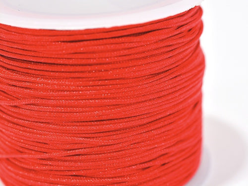 Achat 1 m de fil de jade / fil nylon tressé 1 mm - rouge