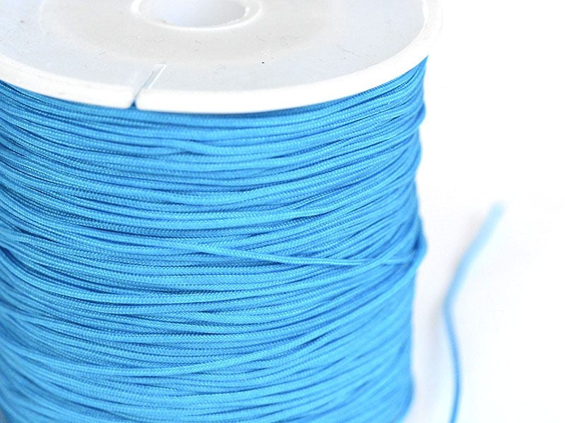 Achat 1 m de fil de jade / fil nylon tressé 1 mm - ocean