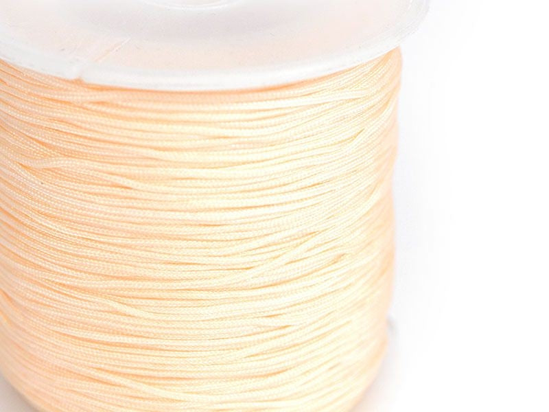Achat 1 m de fil de jade / fil nylon tressé 1 mm - rose chair