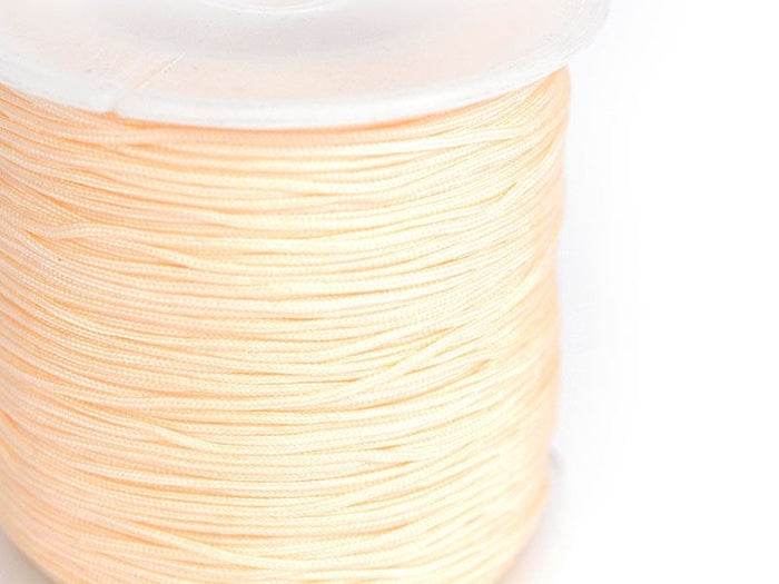 Achat 1 m de fil de jade / fil nylon tressé 1 mm - rose chair