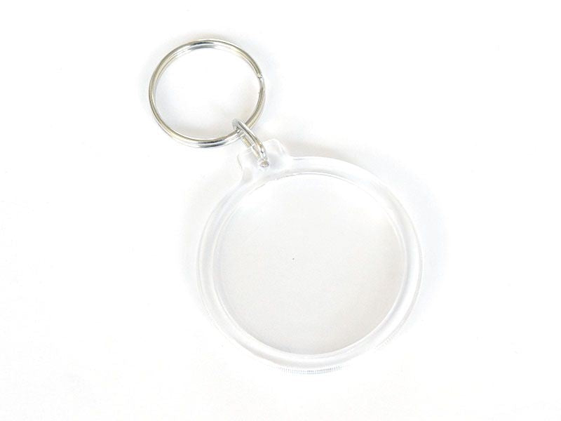 Achat Support porte clés transparent - rond