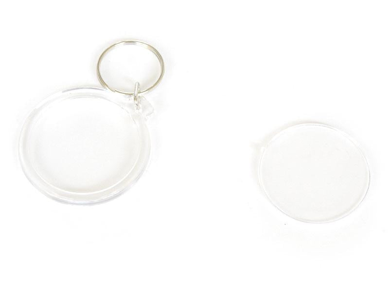 Achat Support porte clés transparent - rond