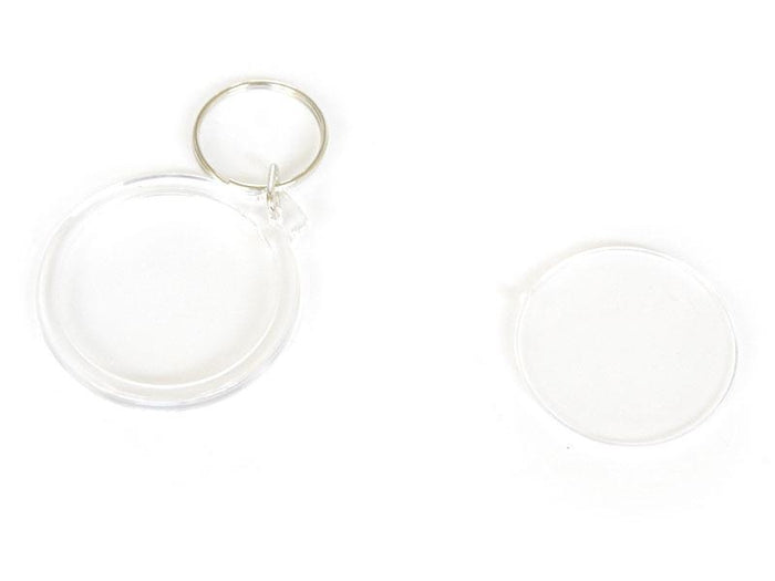 Achat Support porte clés transparent - rond