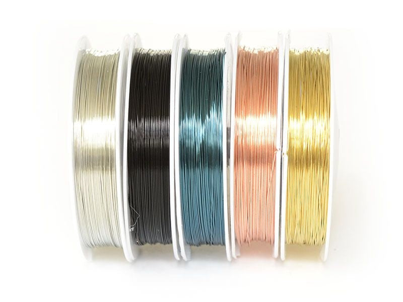 achat 10 rouleaux de fil aluminium 0,4 mm - colorés