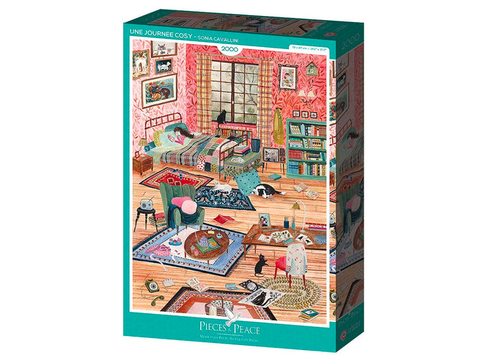 Achat Puzzle Une Journée Cosy 2000 pièces – Pieces & Peace