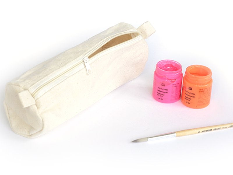 achat 6 pots de peinture pour textile - Fluo