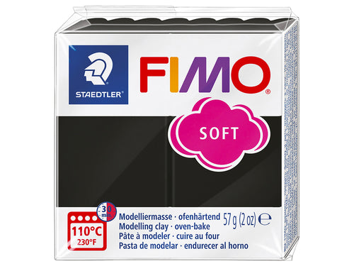 Achat Pâte Fimo Soft Noir 9