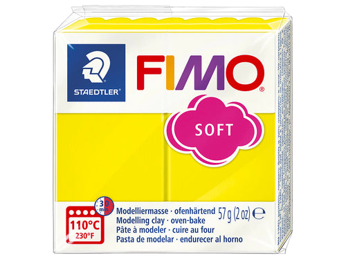Achat Pâte Fimo Soft jaune Citron 10
