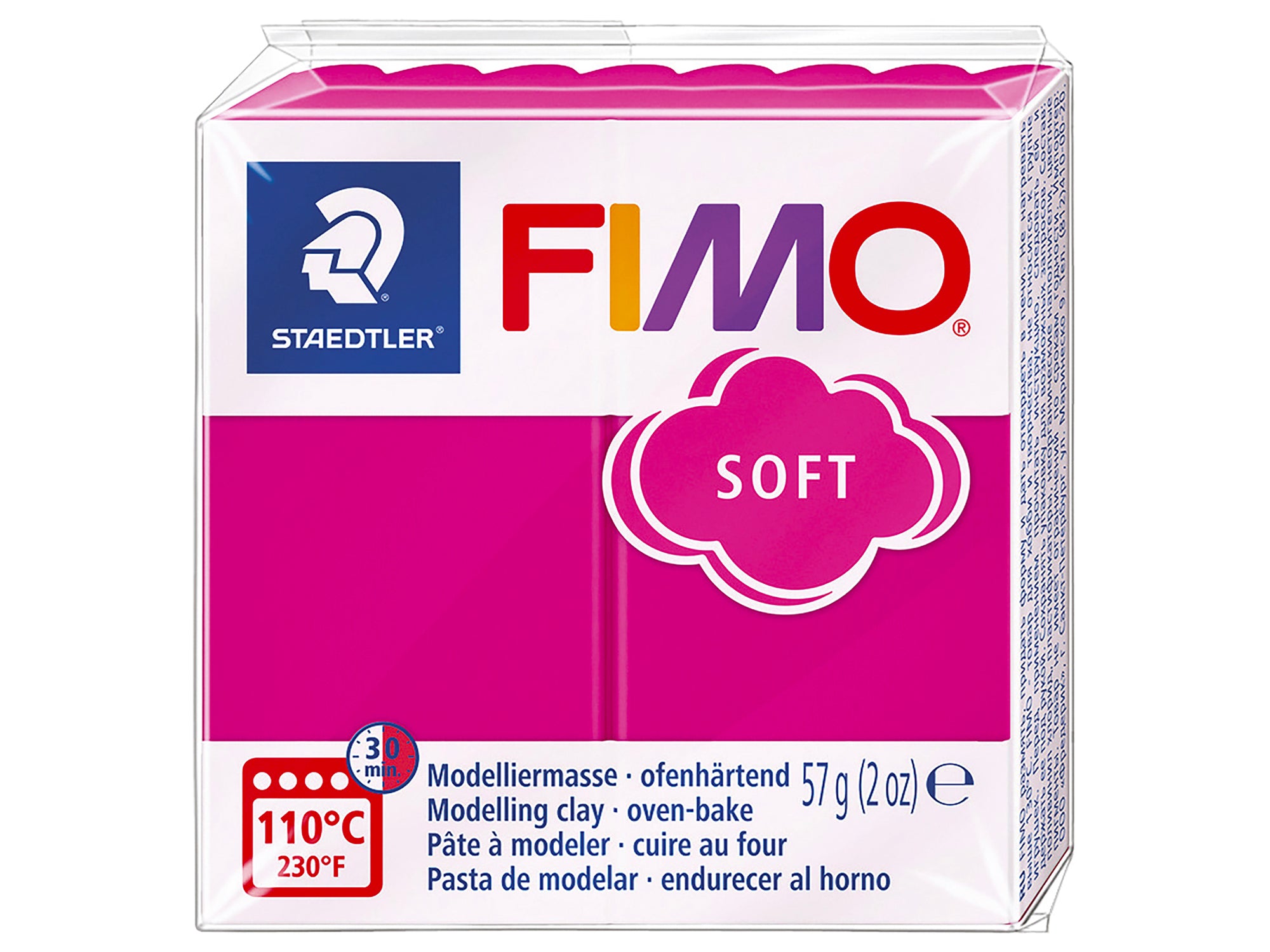 Achat Pâte Fimo Soft rose Framboise 22