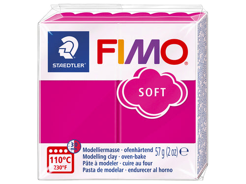 Achat Pâte Fimo Soft rose Framboise 22