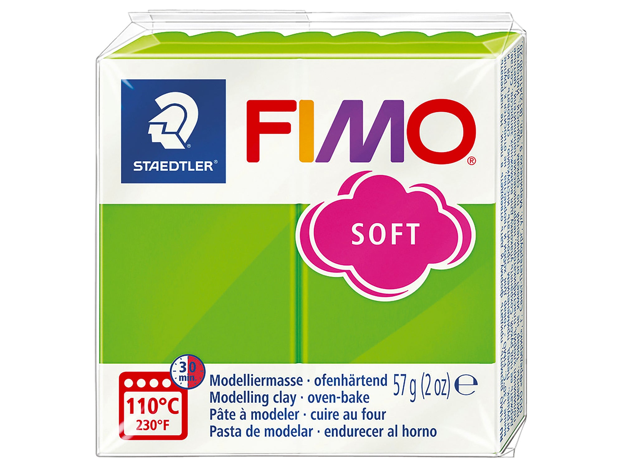 Achat Pâte Fimo Soft Vert Pomme 50