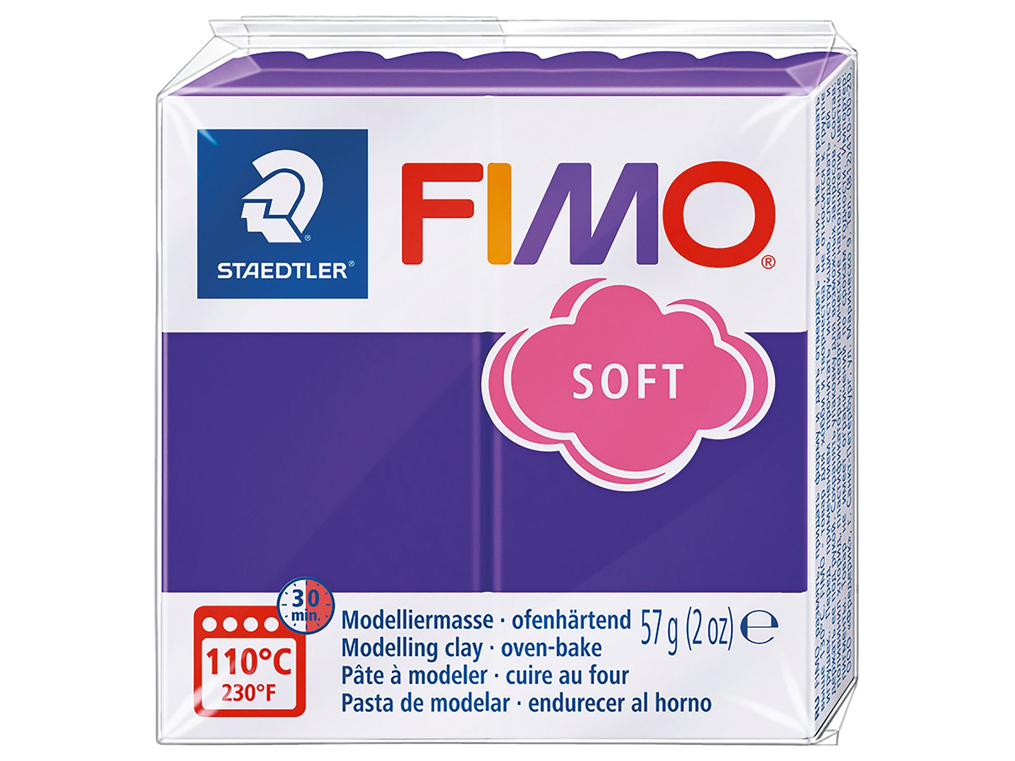 Achat Pâte Fimo Soft Prune 63