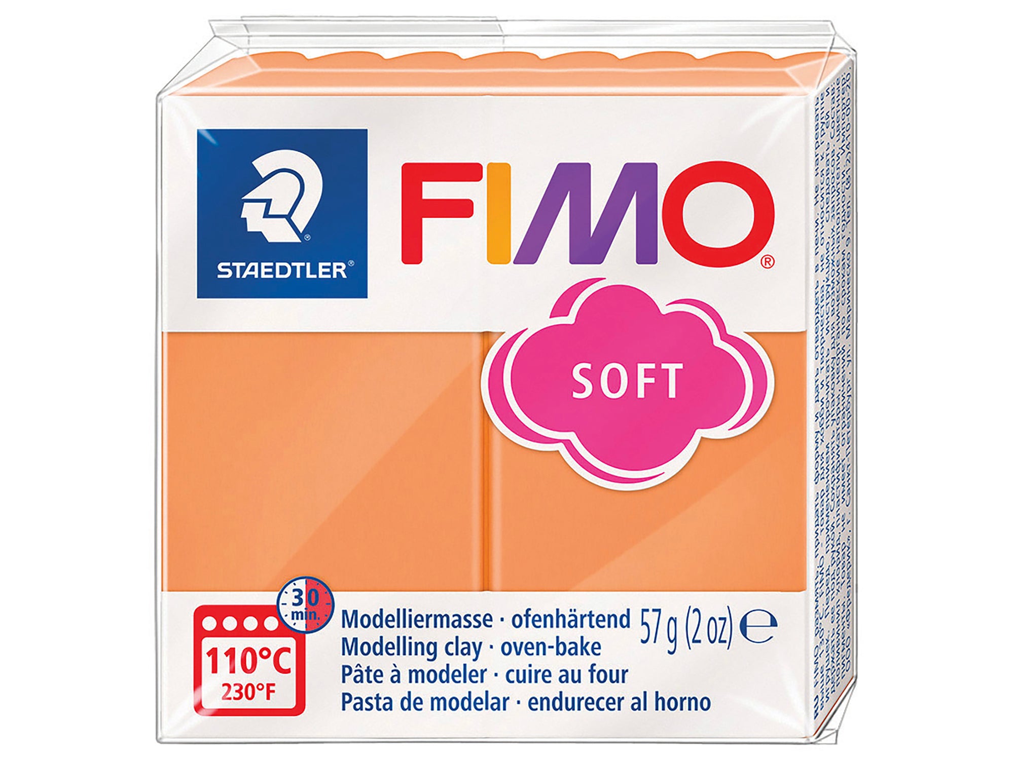 Achat Pâte Fimo Soft sorbet papaye T41