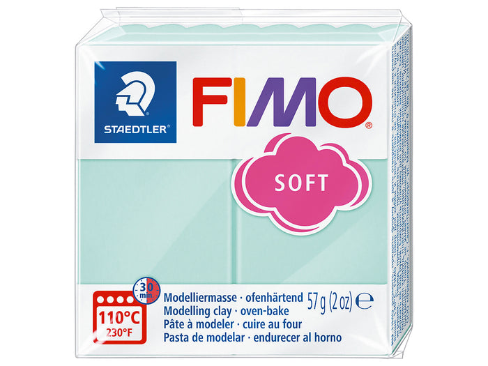 Achat Pâte Fimo SOFT vert menthe Pastel 505