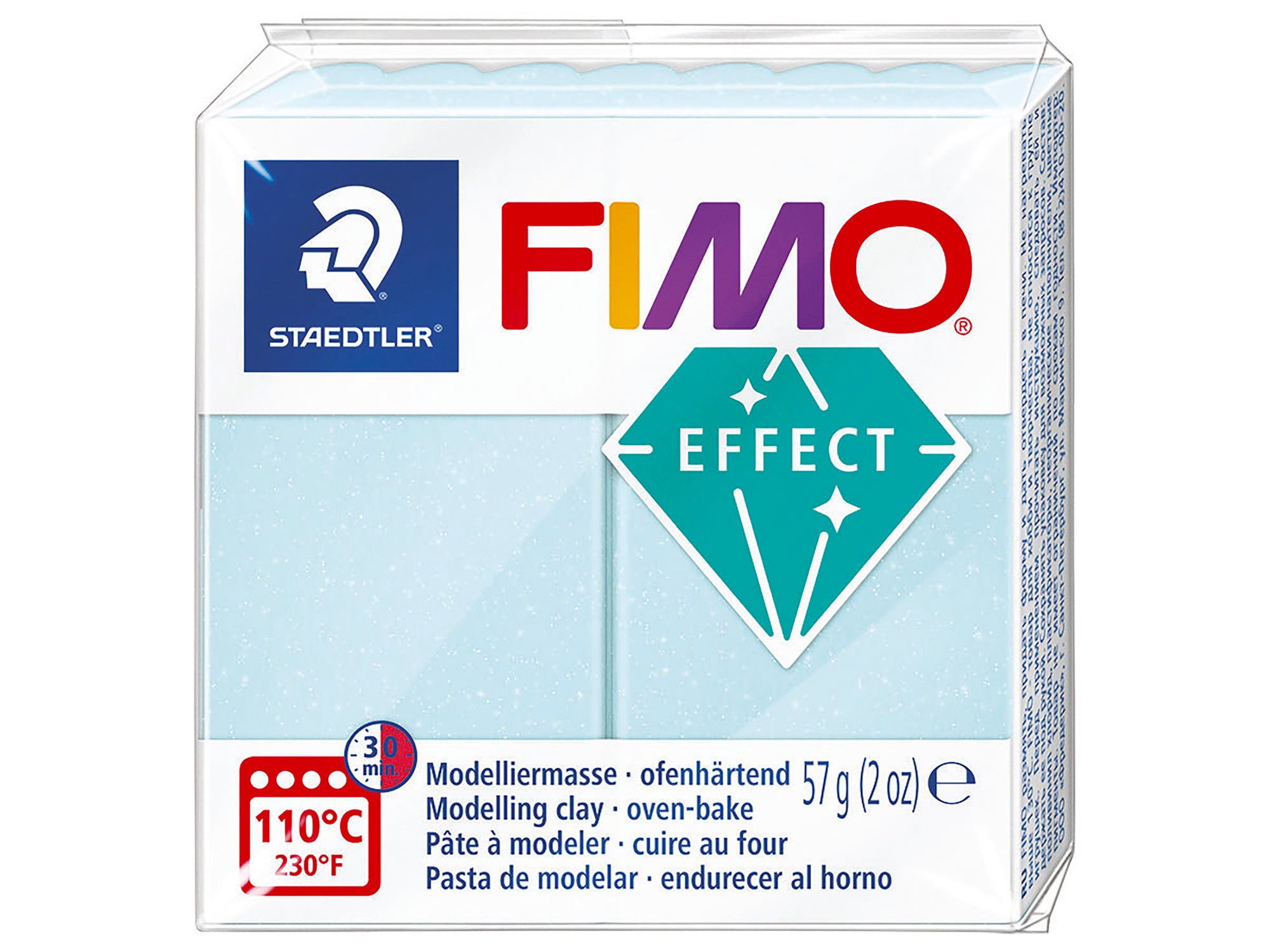 Achat Pâte Fimo EFFECT Pailletée  Bleu Quartz glacier  306