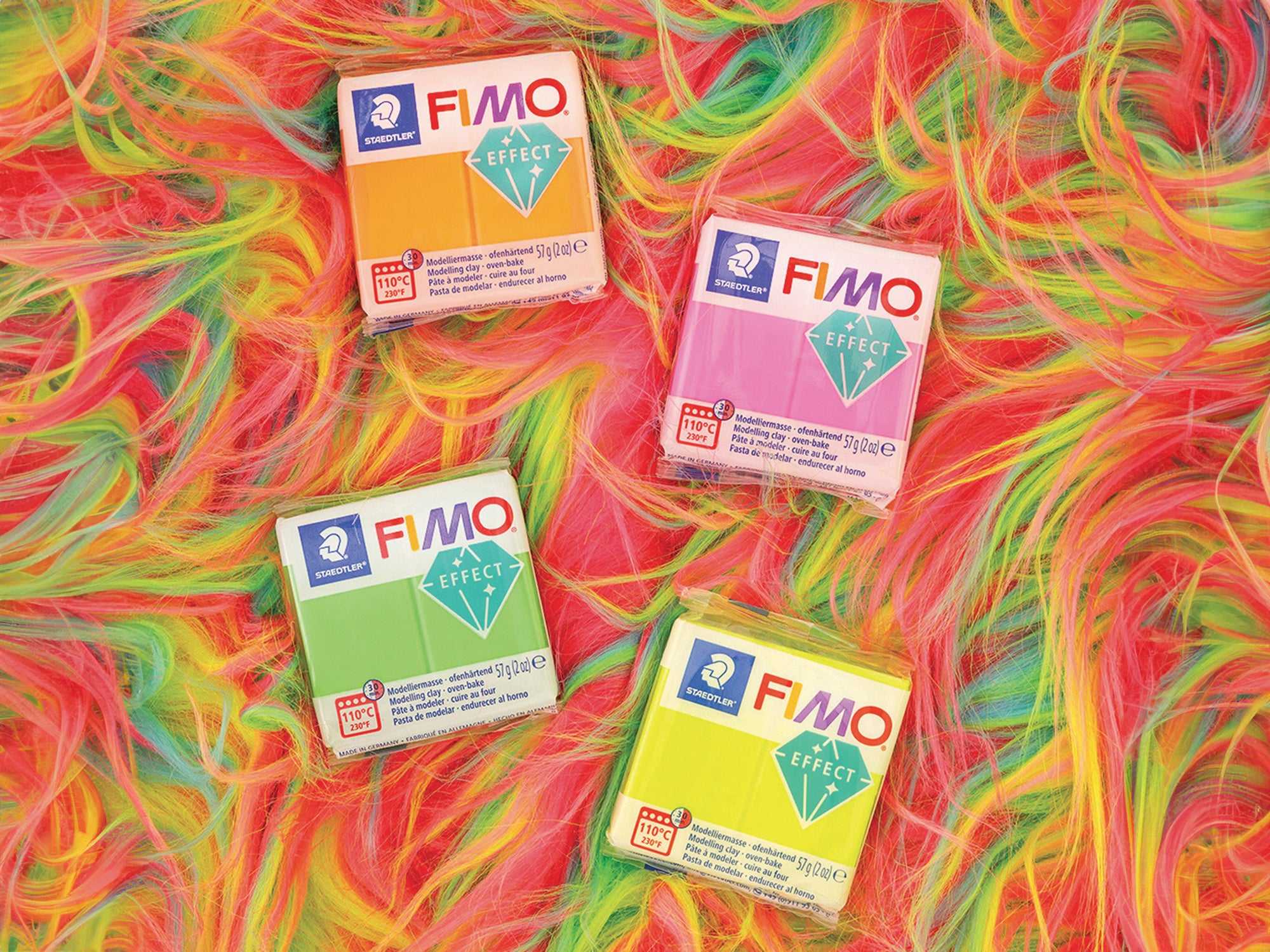 achat Pâte Fimo Effect Néon 57gr Fushia 201