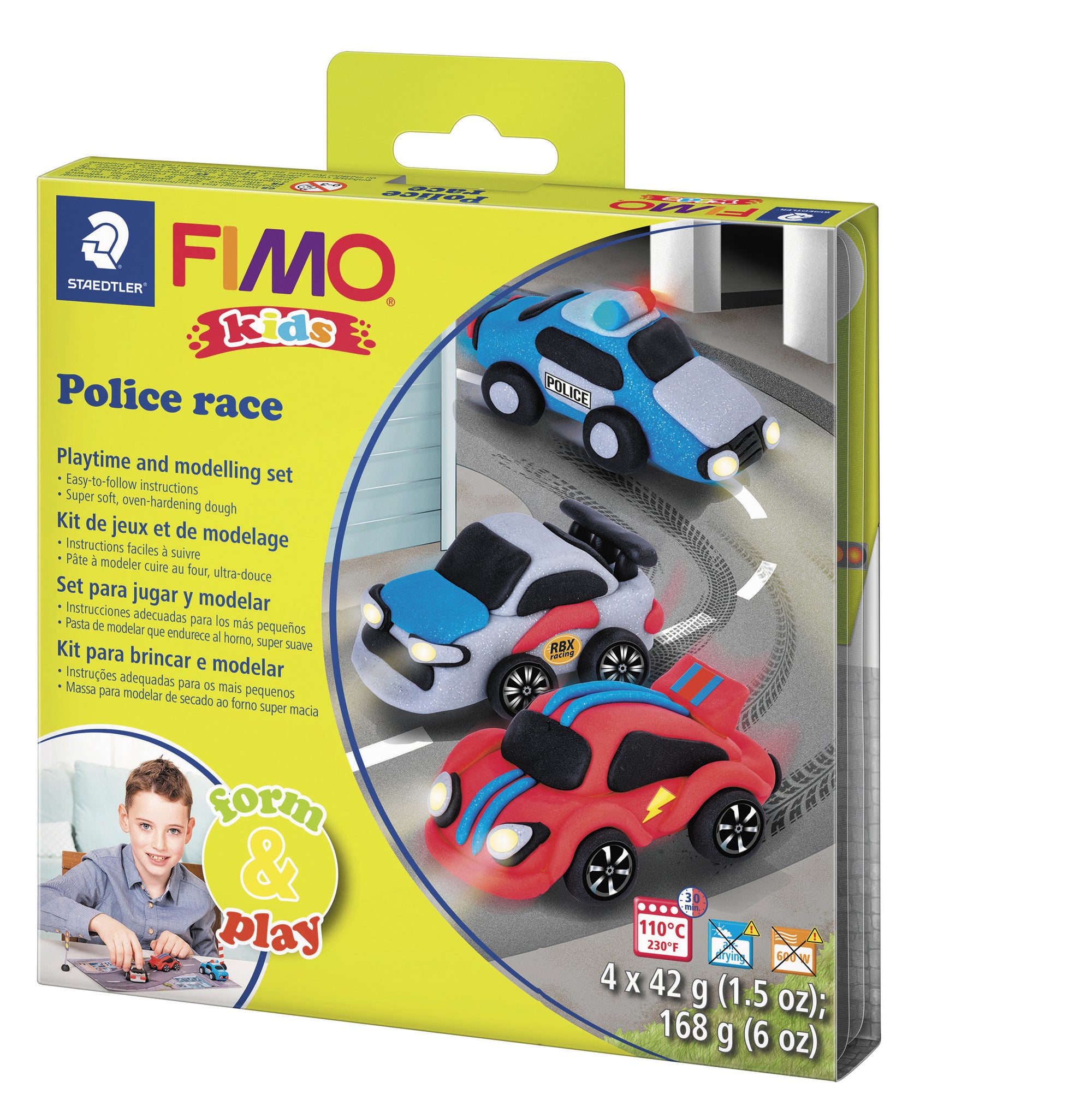 Achat Kit Fimo Kids - Course de police
