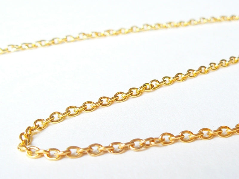 Achat Chaine forçat dorée 3 mm x 20 cm